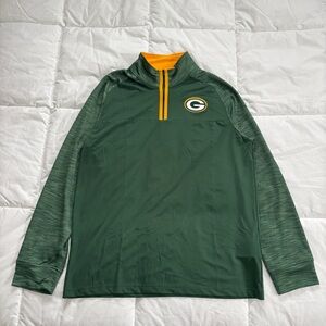 New NFL Packers 1/4 Zip Size Large